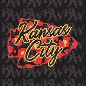 Kansas City, Arrowhead, Football, PNG, SVG, Digital File, Sublimation File
