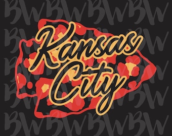 Kansas City, Arrowhead, Football, PNG, SVG, Digital File, Sublimation File