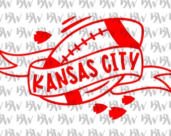 Kansas City, Chiefs, Banner, Kids, Football, PNG, SVG, Digital File, Sublimation File