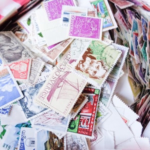 Asia/Africa/Medio Oriente/ Americhe/Europa - Pacchetti di francobolli postali vintage misti usati in tutto il mondo - Fuori carta - Scegli il tuo pacchetto