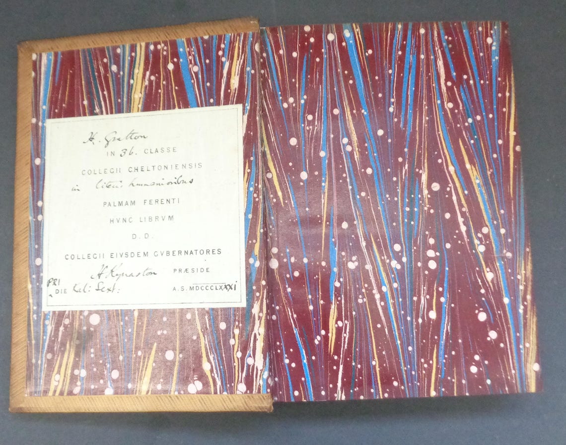 Leather- Bound Antique 1891 Book - Poems and Essays of Charles Lamb (HB) Chandos Classics, photo 2 of 4