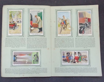 safety first cigarette cards Complete Set of Vintage 1935 Wills 'Safety First' Cigarette Cards in  Original Album