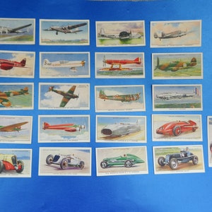 Speed: complete set van 50 vintage Wills-sigarettenkaarten uit 1938