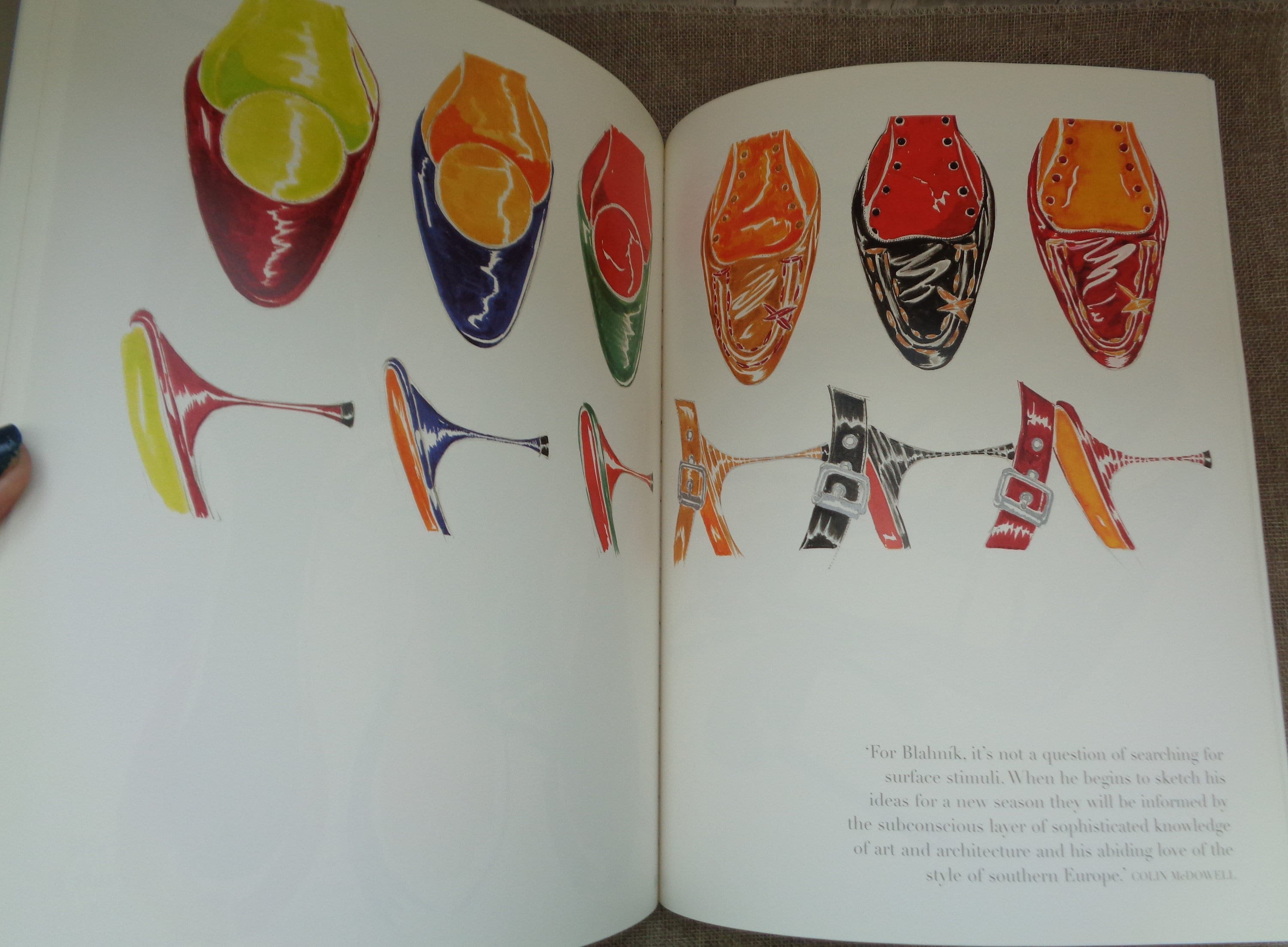 Manolo Blahnik Drawings Thames Hudson Book - Softcover by Anna 