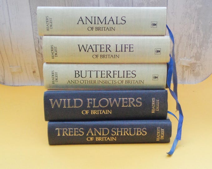 Reader's Digest Nature Lover's Library - Various Titles (HB) Wild Flowers/Butterflies/Trees/Animals/Water Life/Birds