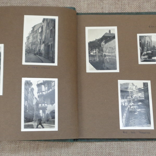 Vintage 1932 Black and White Photographs in Photograph Album