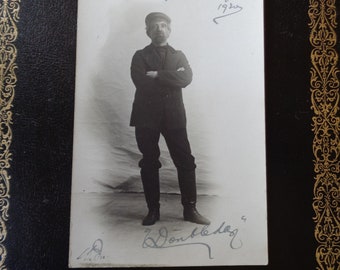 Carte postale ancienne de 1920 avec photographies réelles - Acteur