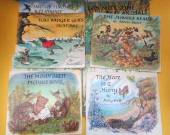 Vintage Children's Medici Books - Various Titles - Molly Brett/Racey Helps