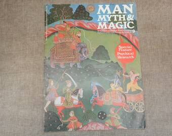 Man Myth and Magic Magazine - Issue 9 - 1970 - Supernatural/Occult/Witchcraft/Magick/Mysticism