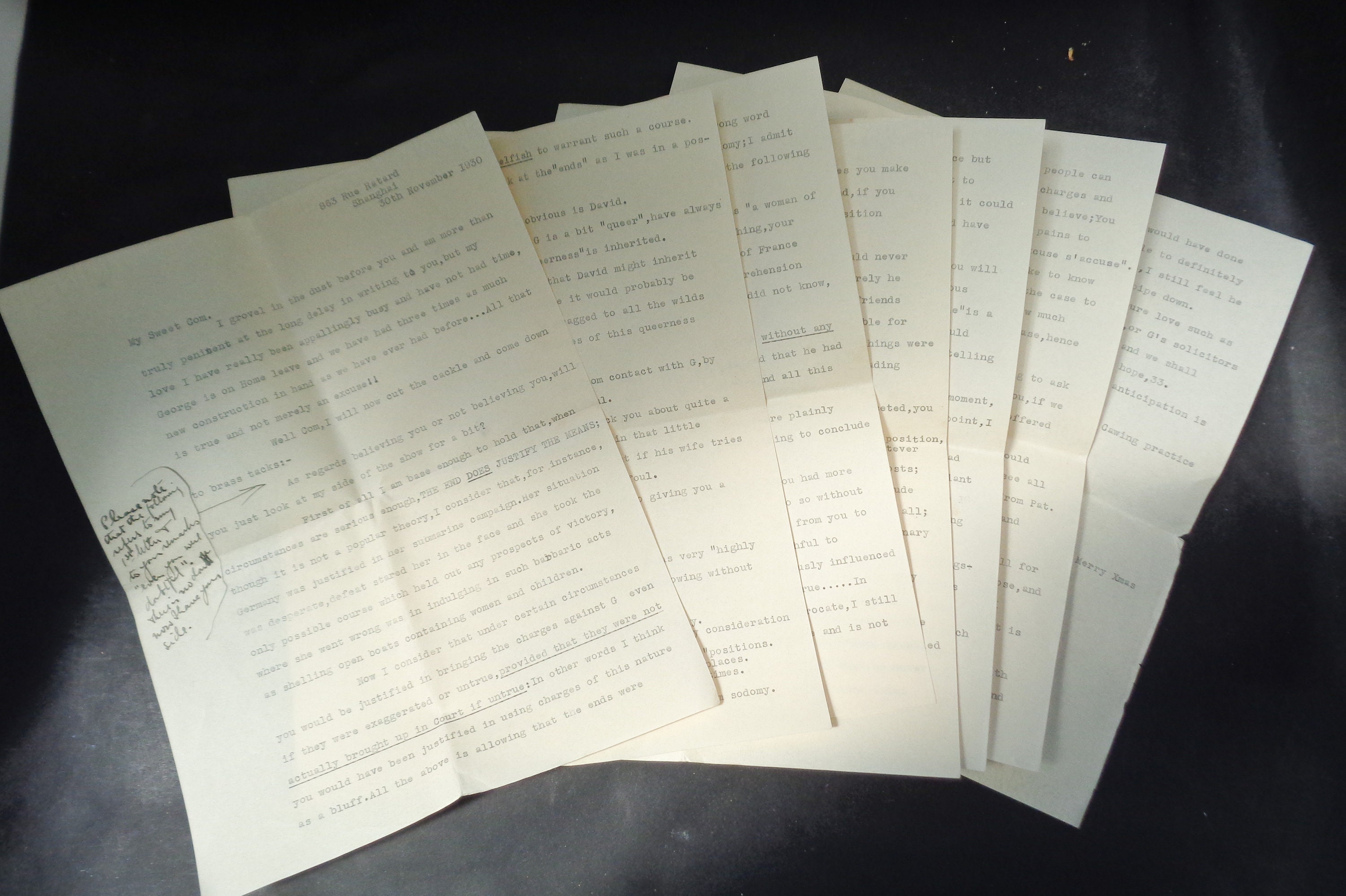 Divorce Letters From The 1930s
