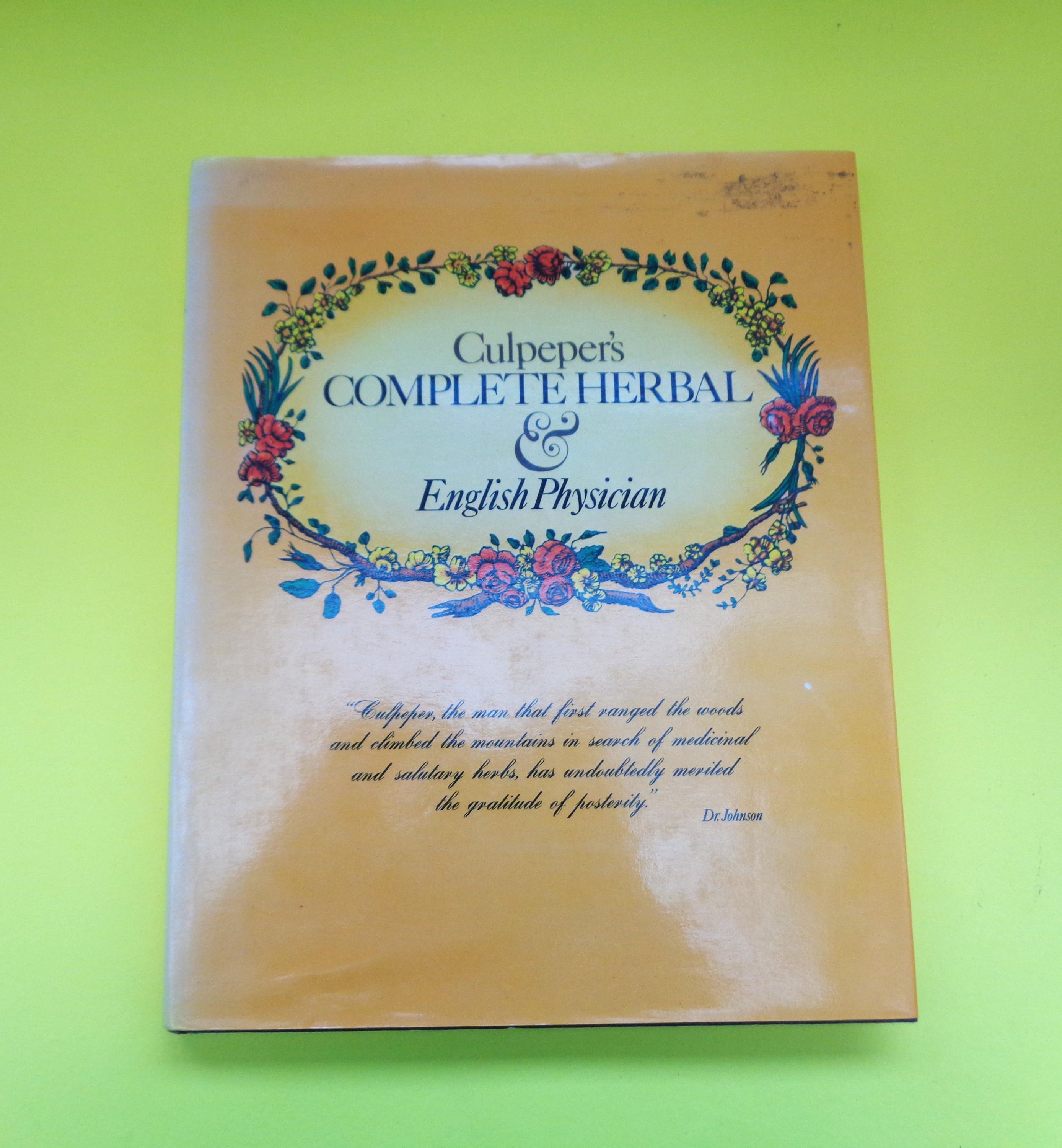 Culpeper Complete Herbal Book - Etsy