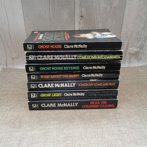 Classic Vintage Horror by Clare McNally - Various Titles including Ghost House