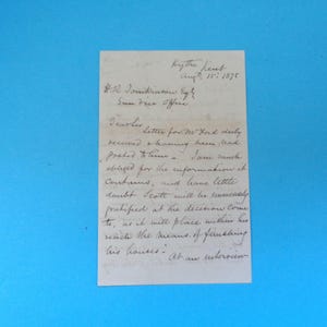 Carta antigua manuscrita de 1875 (sin sobre)