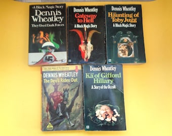 Dennis Wheatley Vintage Books  - Various Titles - Library of The Occult/Black Magic Stories