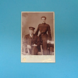 Antique Victorian 1890s Cabinet Card Photograph