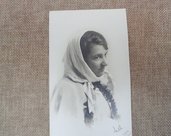 Antike circa 1910er Jahre Real Photograph Postkarte - Charakter Schauspieler