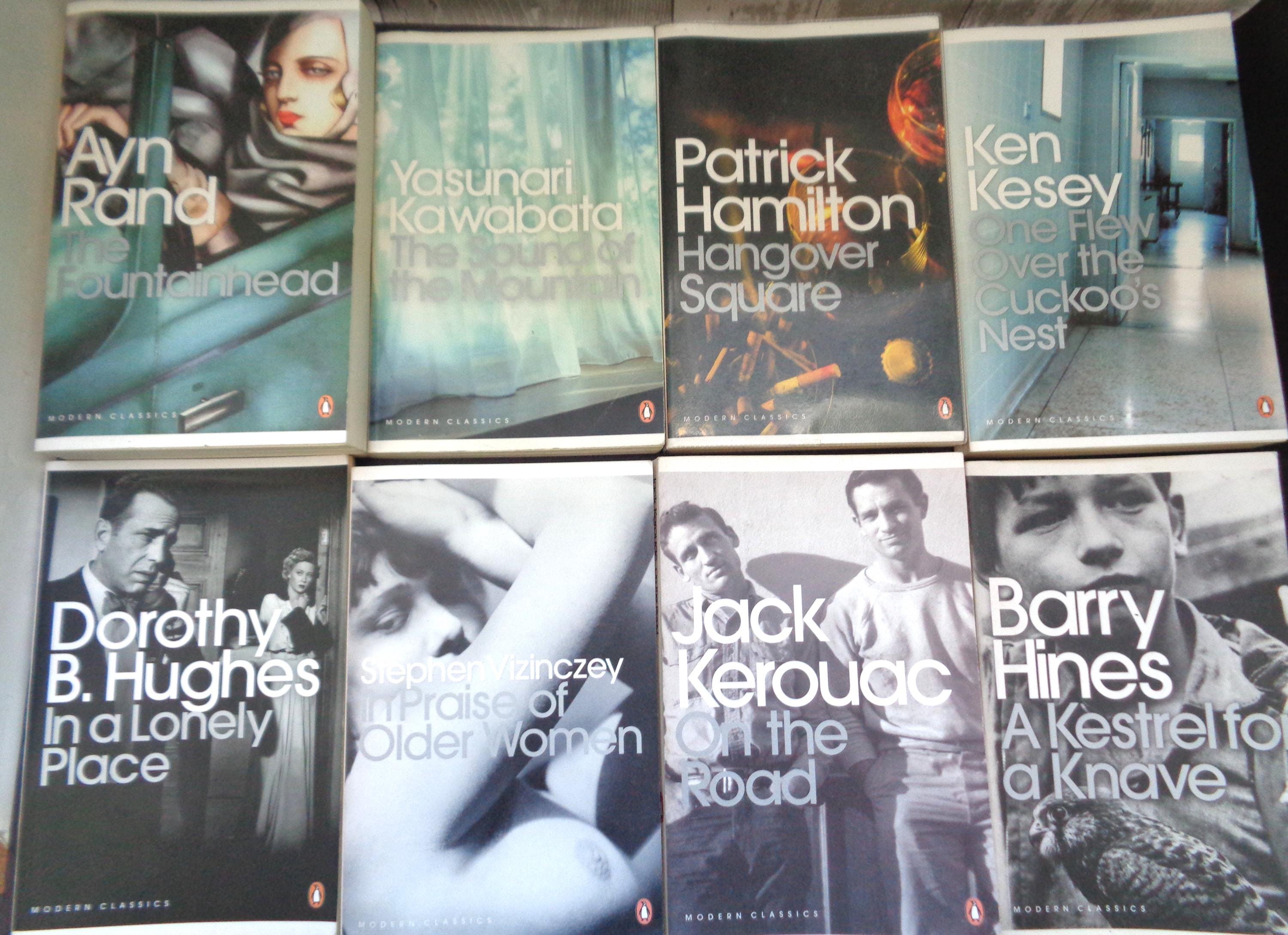 Penguin Modern Classics Paperback Books - Various Titles - Silver