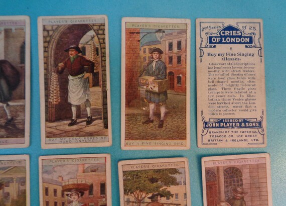 players cigarette cards cries of london Cries of London - Second Series