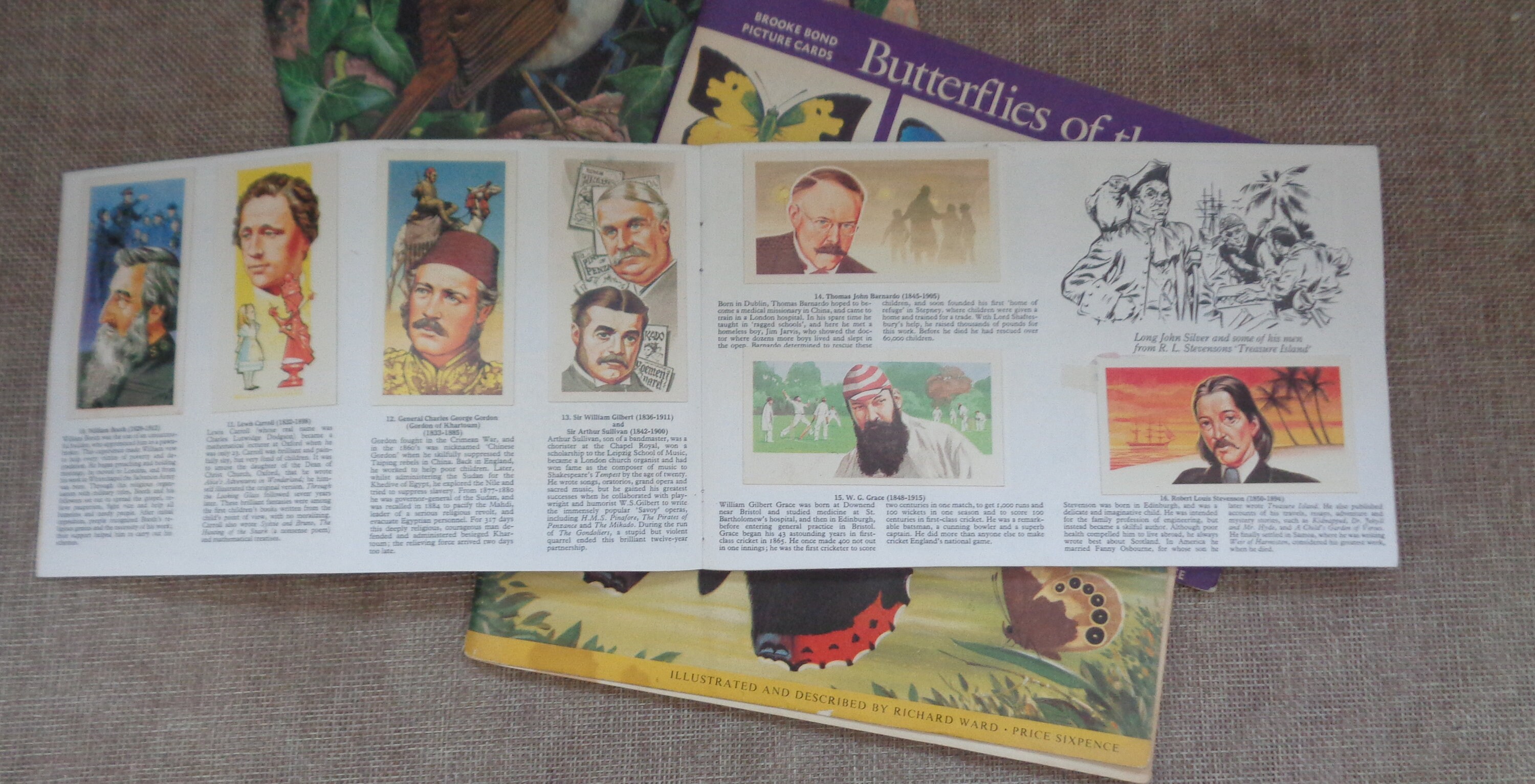 brooke bond cigarette cards value Vintage Brooke Bond Tea Cards in Collectors Albums - Choose Selection -  Butterflies/space/wildlife/fish/birds