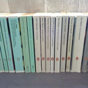 Penguin Modern Classics Paperback Books - Various Titles - Silver /Green/White Spines