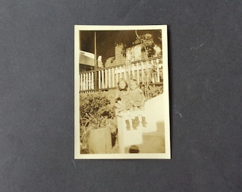 Vintage 1940er Jahre Schwarz-Weiß Fotografie