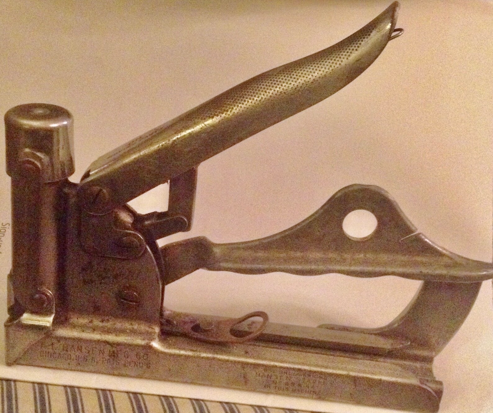 FREE SHIPPING Antique Hansen Tacker Staple Gun 35 Serial Etsy