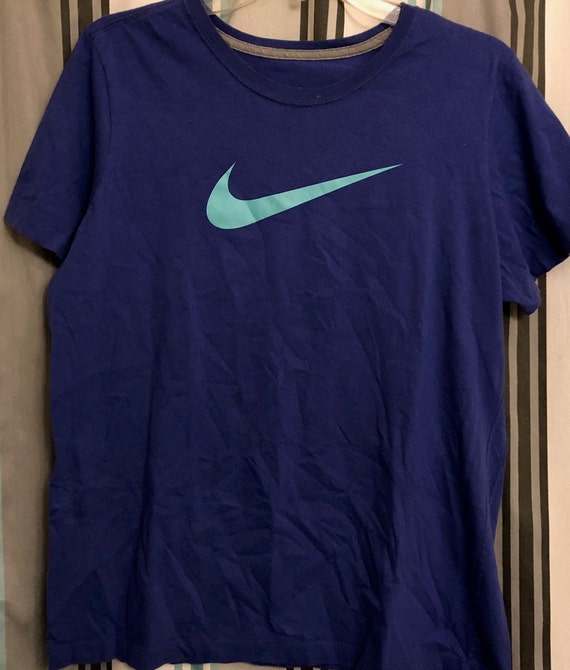 Teal and black nike shirt Clearance
