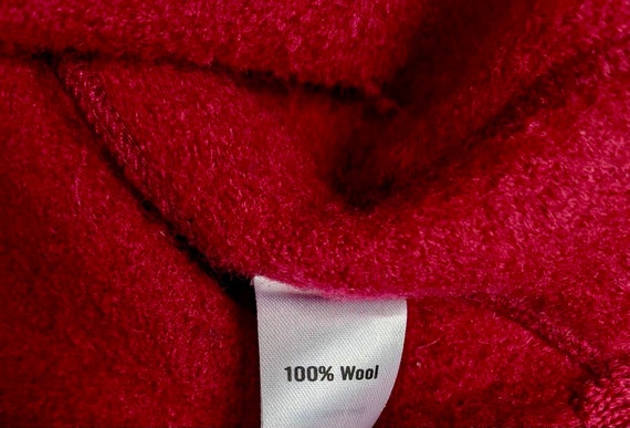 Vintage APPLESEEDS 100 Boiled Wool Long Sleeve Jacket Size PS