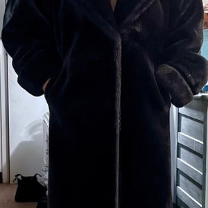 Winter Faux Fur Hoodie Coat Women Casual Hooded Thick Bat -  Israel