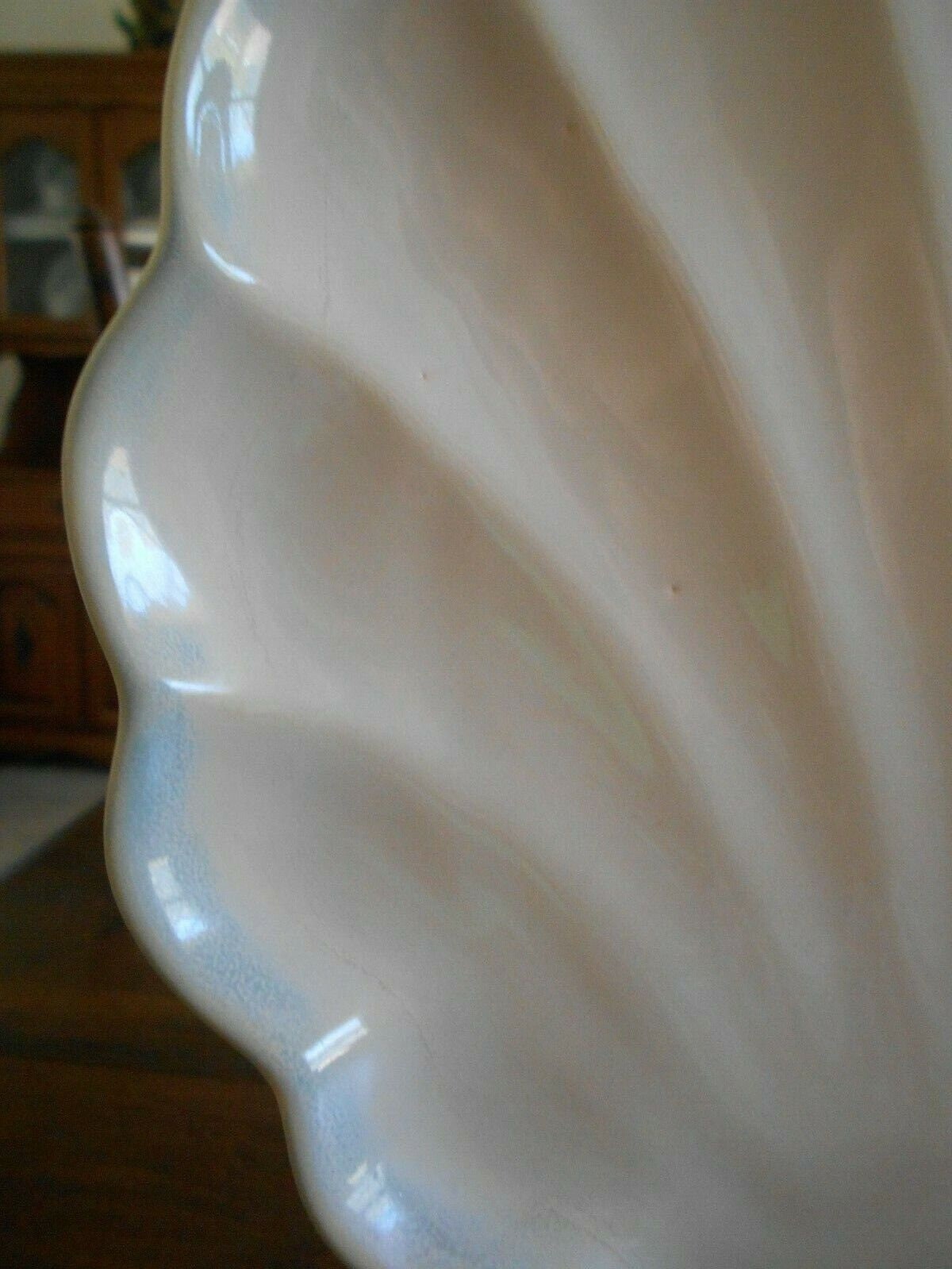 Vintage Handcrafted Ceramic Shell Shaped 8.25" Salad Plate - Etsy