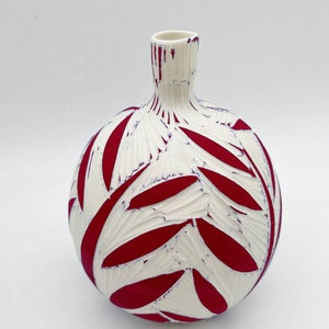 Vase Gift, Pottery Vase, Small Vase, Flowers Vase, Boho Ceramic Vase, Vase Art, Vase Decor, Bottle Vase, Handmade Vase, Decorative Vase image 5