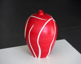 Flower Vase, Porcelain Vase, Ceramic Art, Ceramic Decor, Table Decor, Centerpiece Vase, Pottery Vase, Vase Decor Ceramic, Modern Vase