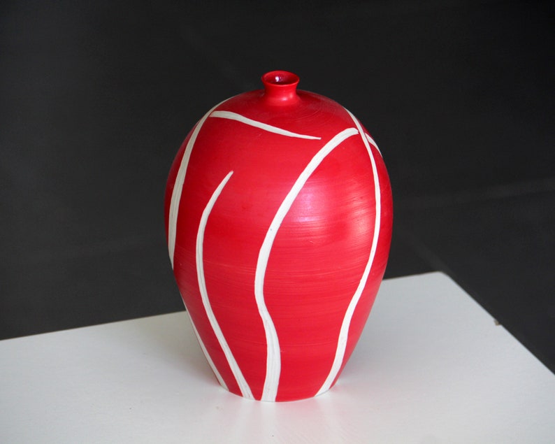 Vase Set of 2 Centerpiece Vase Ceramic Art Ceramic Decor Etsy