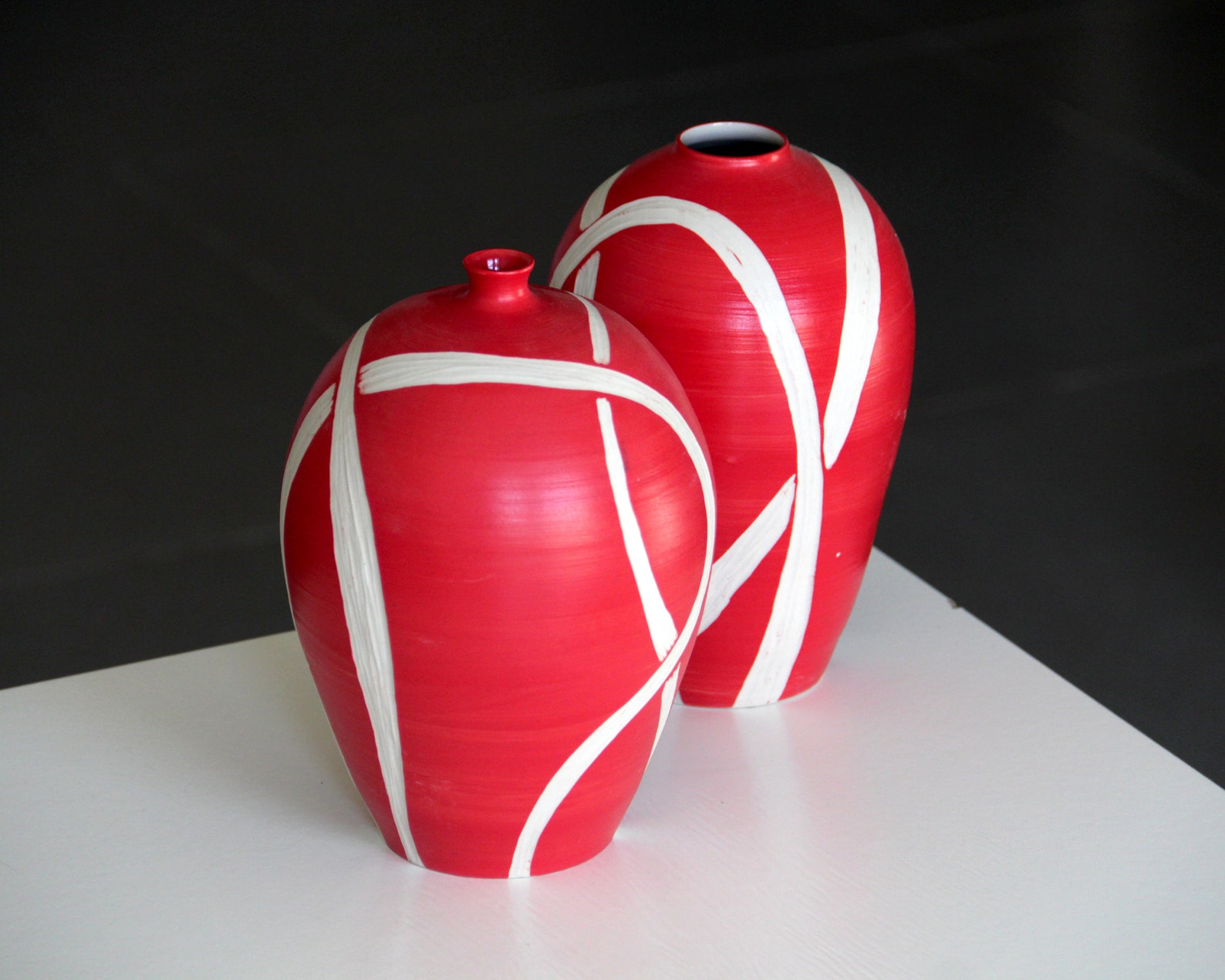 Vase Set of 2, Centerpiece Vase, Ceramic Art, Ceramic Decor, Vase Decor