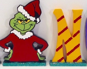 Grinch letters | Etsy