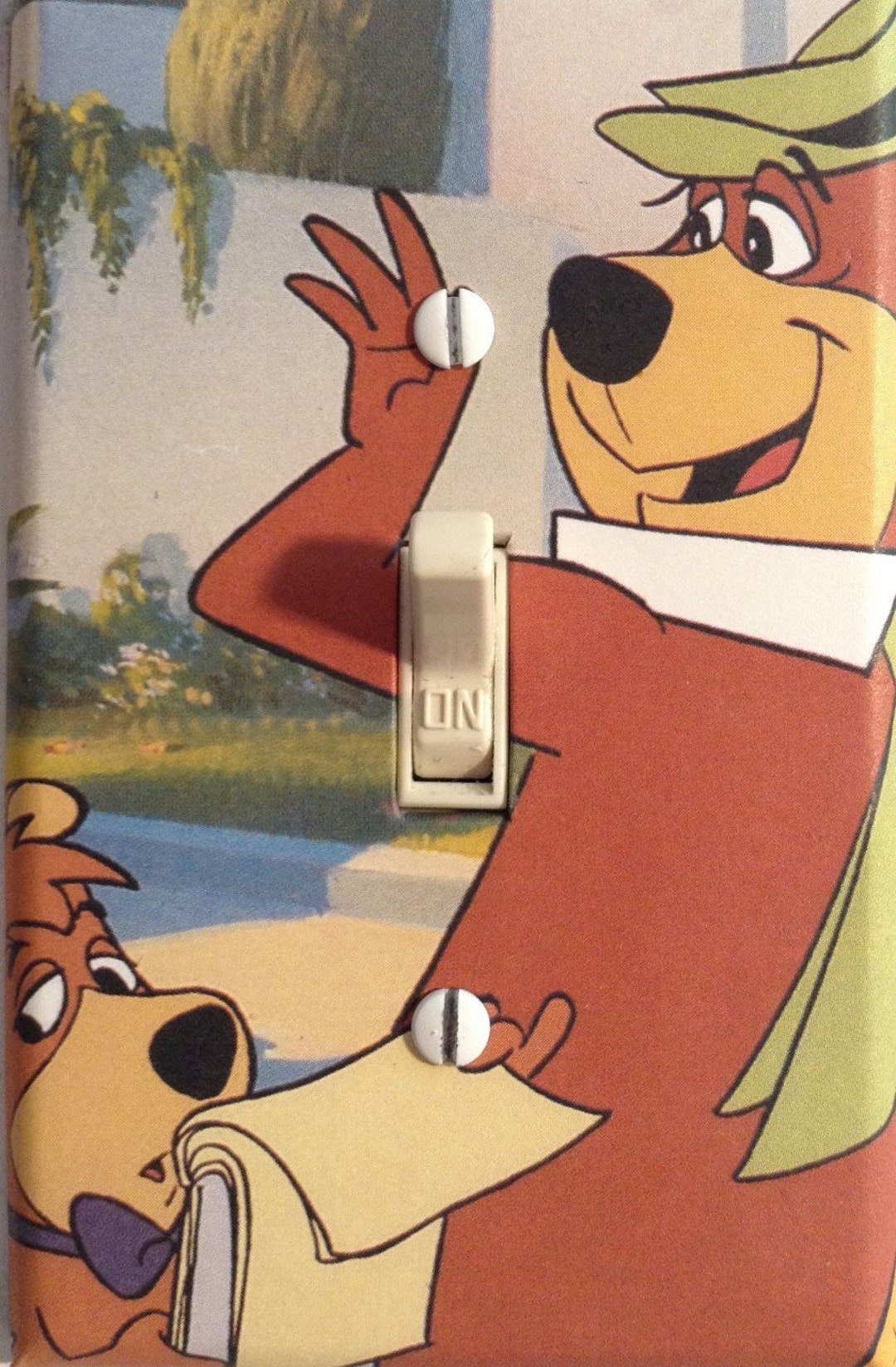 Yogi Bear and Boo Boo Vintage Classic Cartoon Light Switch Cover Plate ...