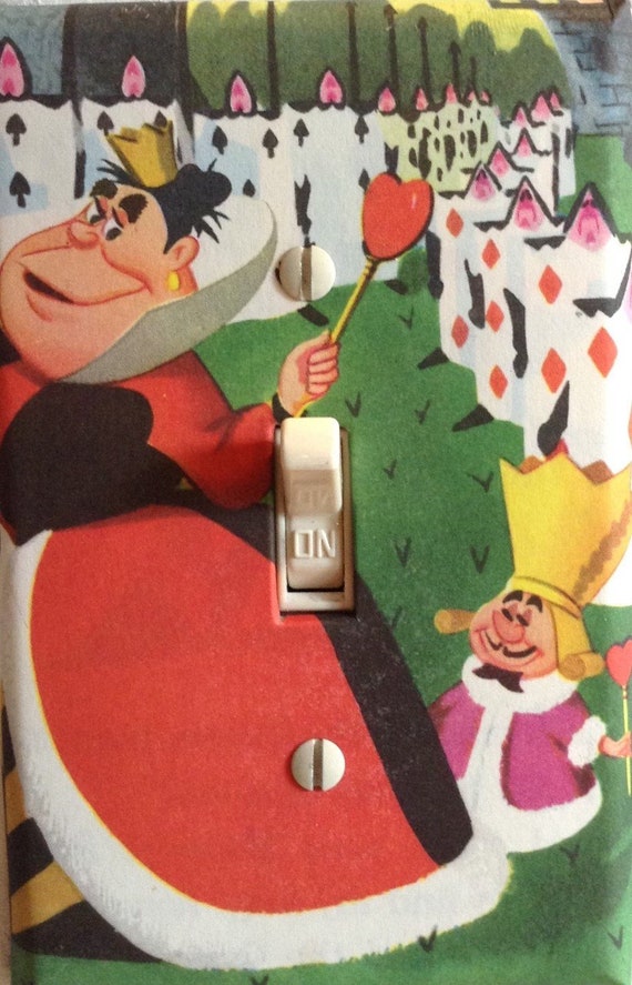Alice In Wonderland Queen And King Of Hearts Disney Vintage Etsy