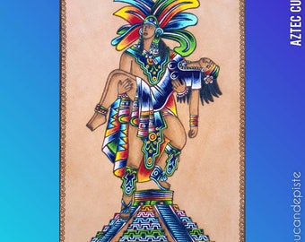 Amor Eterno: Iztaccíhuatl y Popocatépetl Cultura Azteca / - Etsy México