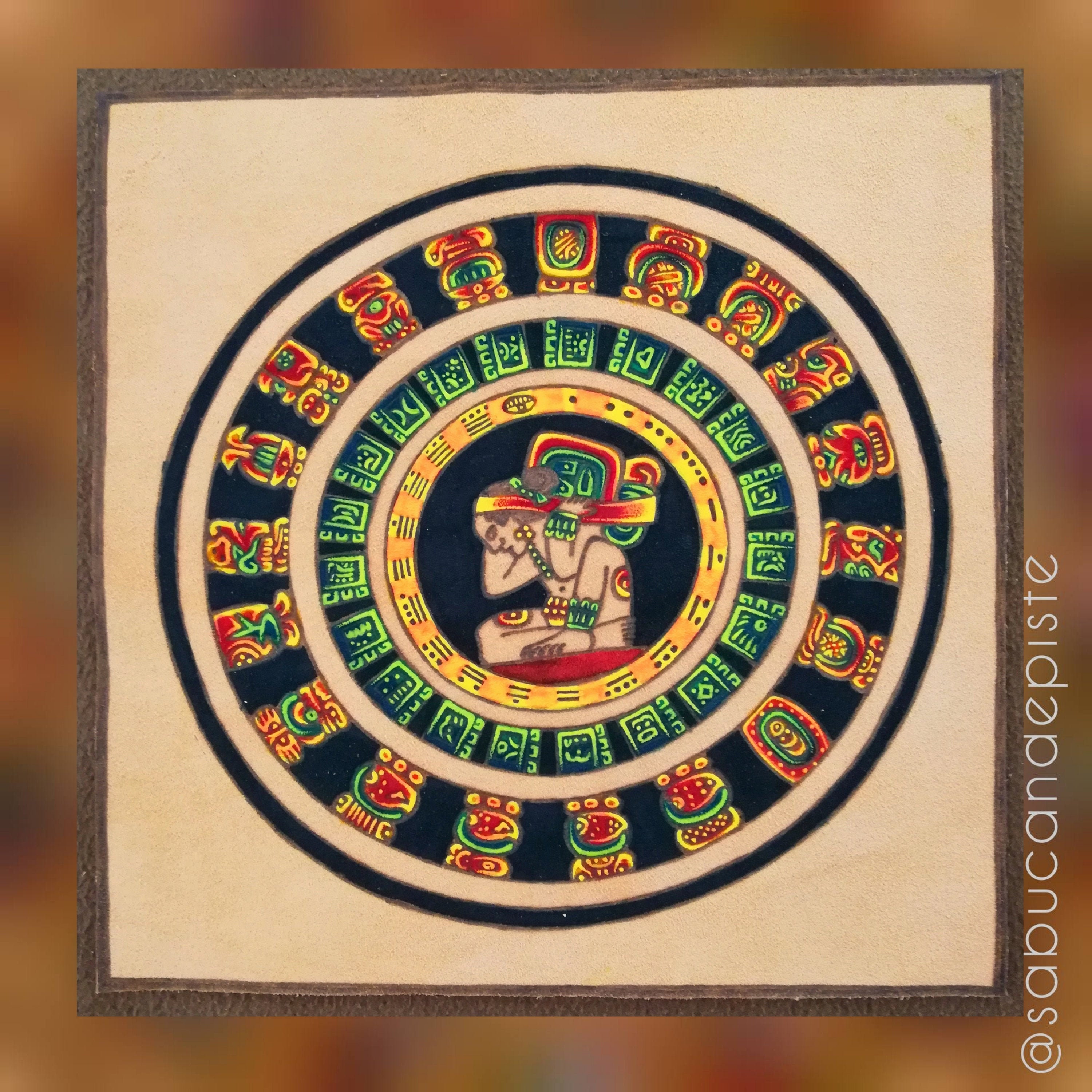 Mayan Calendar Haab Calendar Tzolkin Calendar Mayan Etsy