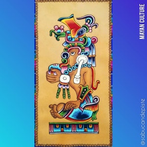 Mayan Culture (Dresden Codex Pantheon): K&#39;U or Xaman Ek (Mayan God of the Polar Star, the Travelers & the Merchants)