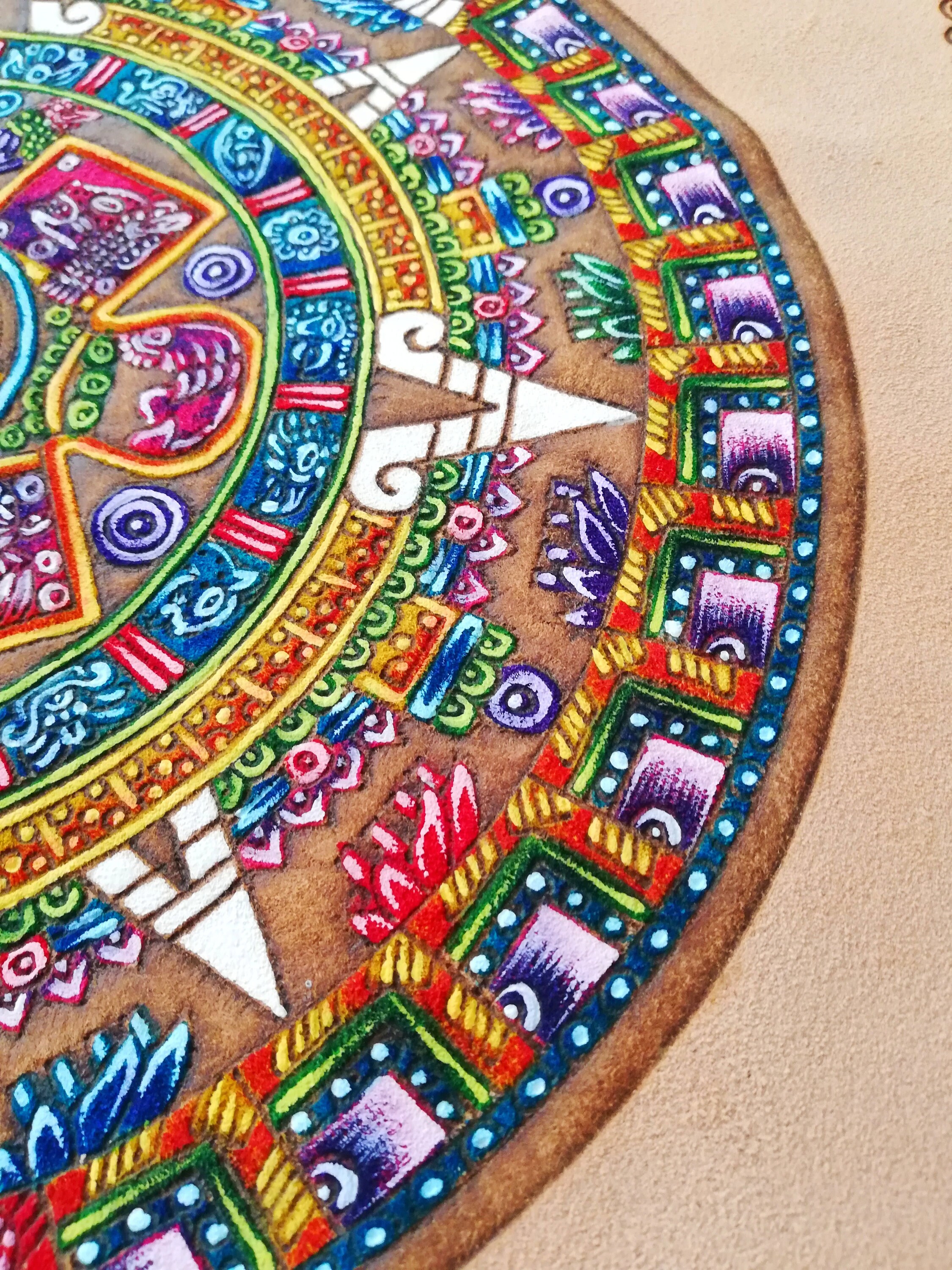 Aztec calendar image image