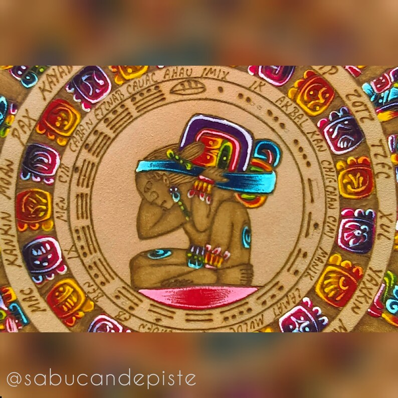 Calendrier Maya Calendrier Haab Calendrier Tzolkin | Etsy Calendrier Maya Calendrier Haab Calendrier Tzolkin | Etsy