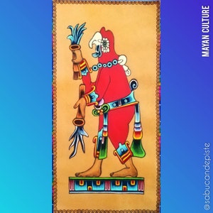 Mayan Culture (Dresden Codex Pantheon): KINICH KAKMO (God of the Midday Sun, whose rays Purify Offerings and provide Health)