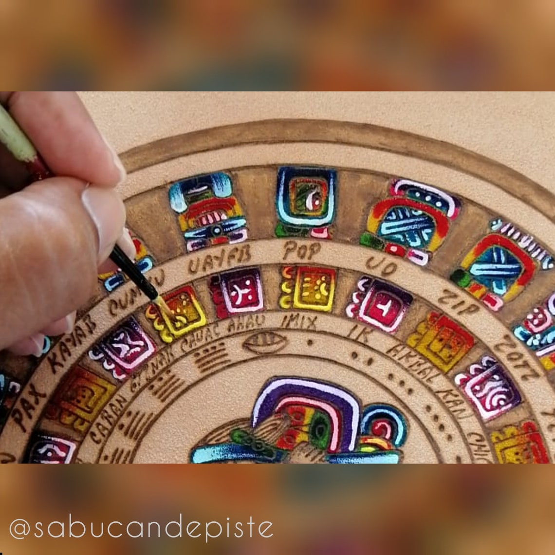 Maya Kalender Haab Kalender Tzolkin Kalender Maya Etsy