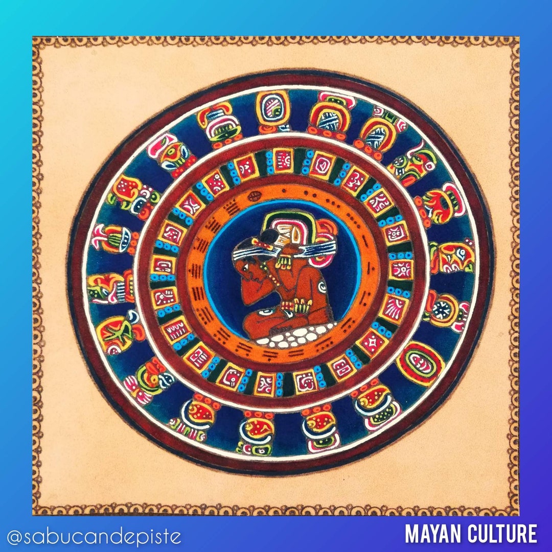 Mayan Culture calendar Haab Calendar Tzolkin Calendar Etsy