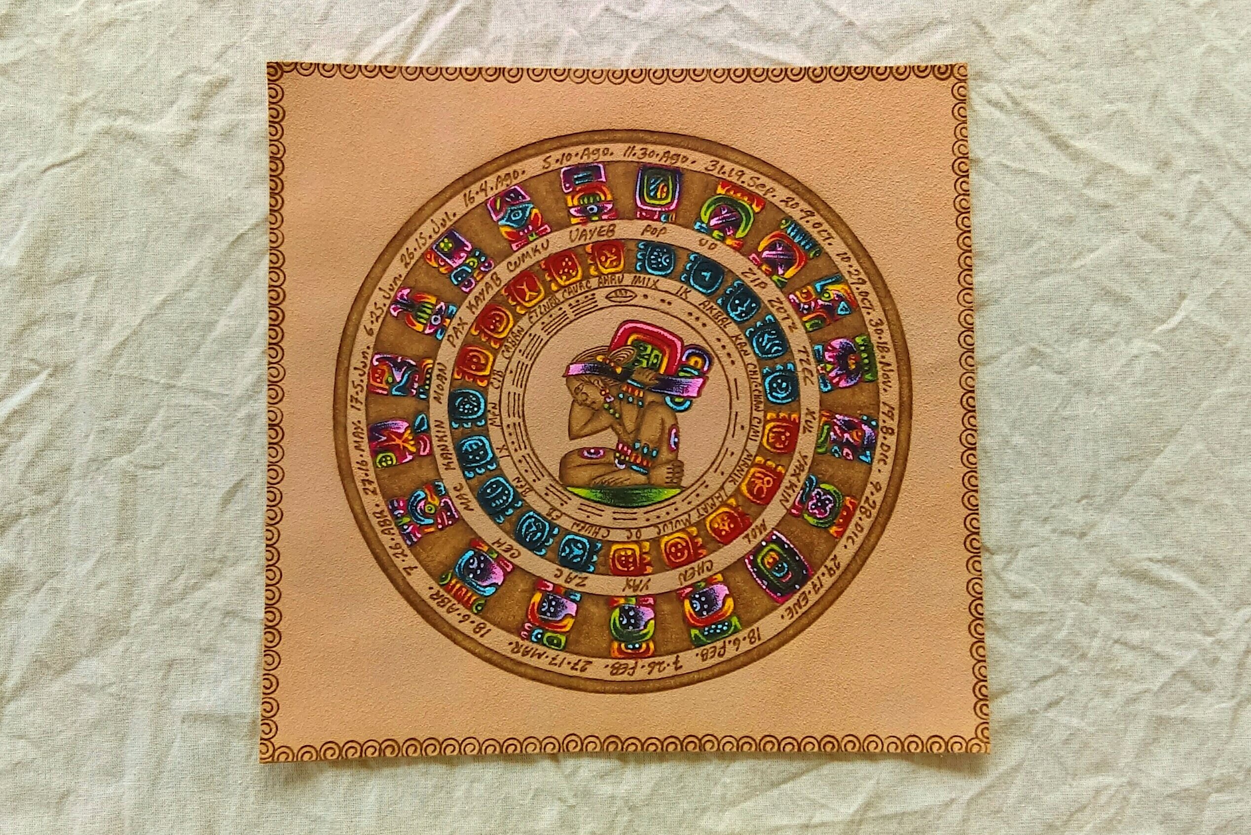 Calendrier Maya calendrier Haab calendrier Tzolkin Maya | Etsy