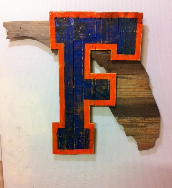 Florida Gator Rustic Wall Art