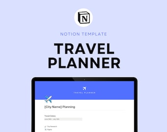 Notion Template Travel Planner