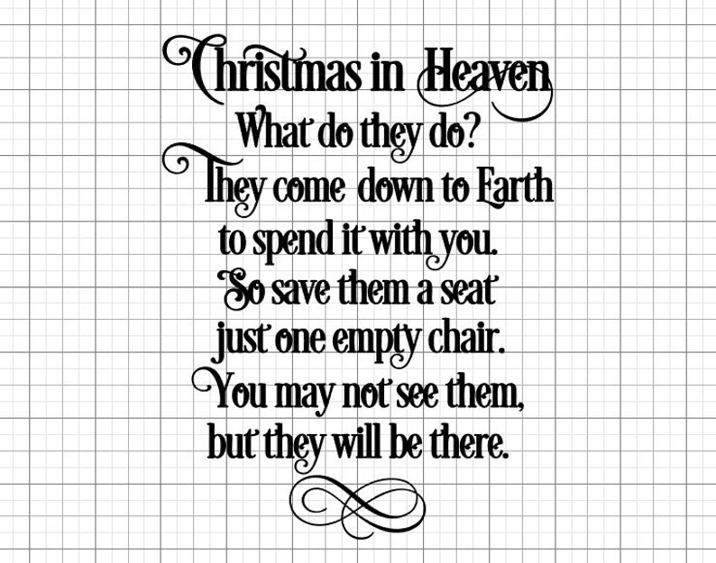Download SVG Only Two Versions Christmas in Heaven SVG Christmas | Etsy