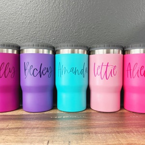 Personalized Can Cooler Tumbler: UV Printed Stainless Steel 5-in-1